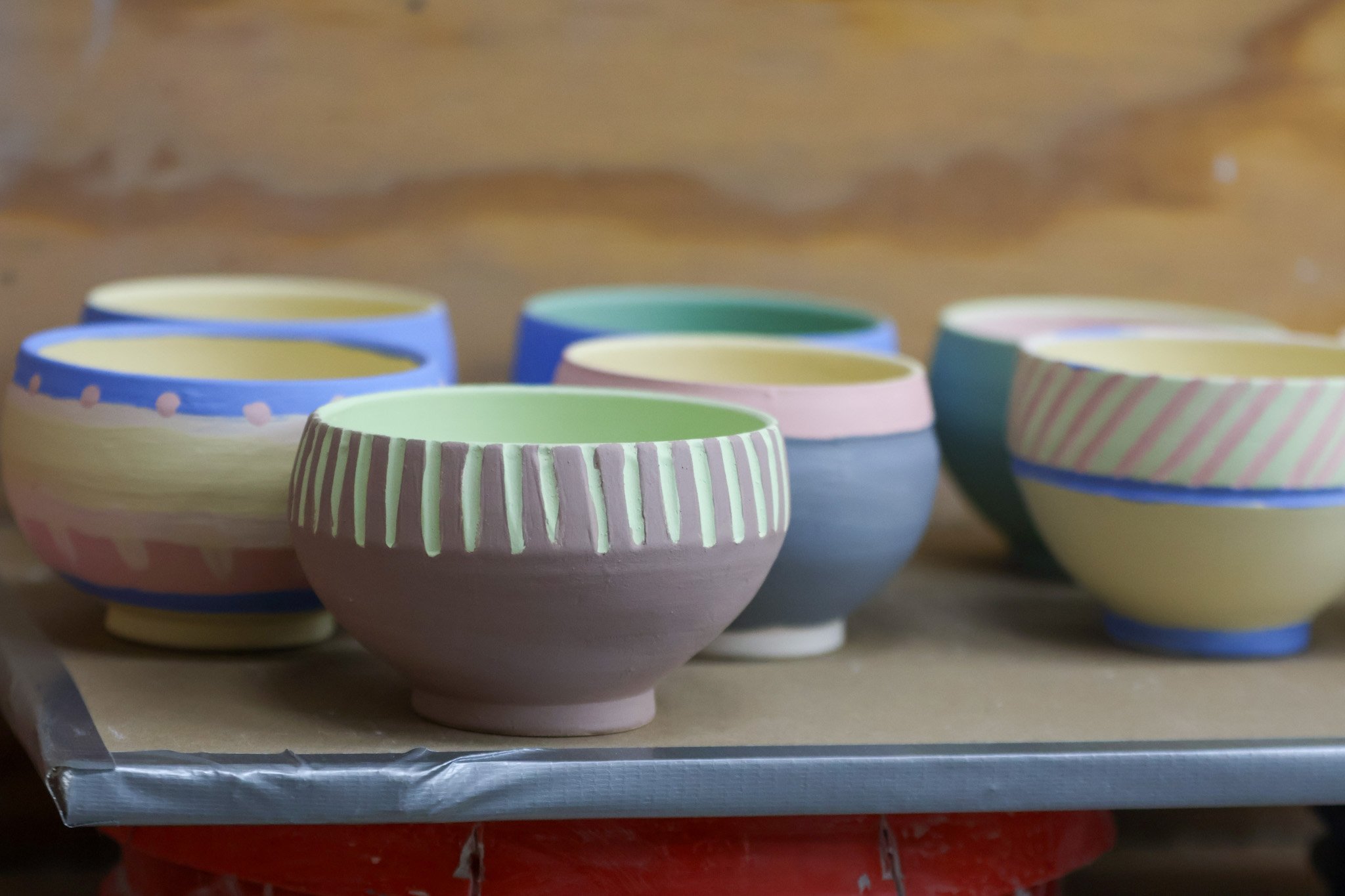 Clay bowls