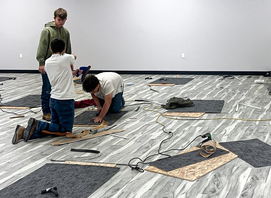 White Oak High School Freshman in High School making perfect seams  Nov 20 2025 -2